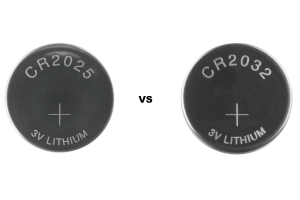 CR2025 vs.CR2032 akku