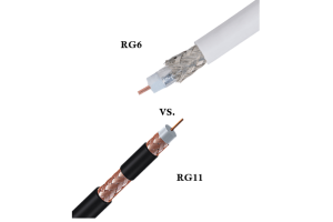 Erot RG6- ja RG11 -koaksiaalikaapeleiden välillä