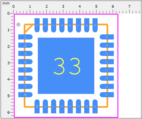 FT232R Footprint