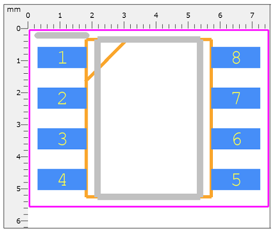  DS1804 PCB Footprint