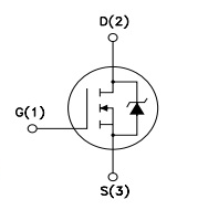 IRF540N Pinout