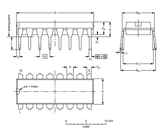 PCF8591 DIP16 Pacakge